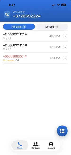ZephyPhone screenshot 2
