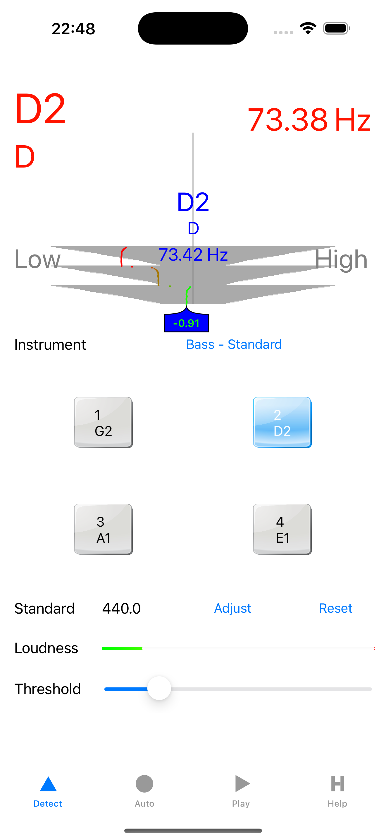 Accurate Bass Tuner