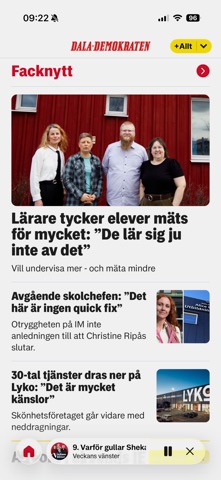 Dala-Demokraten screenshot