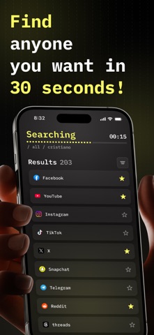 Hackerman: Find Socials Screenshot 1 of 8