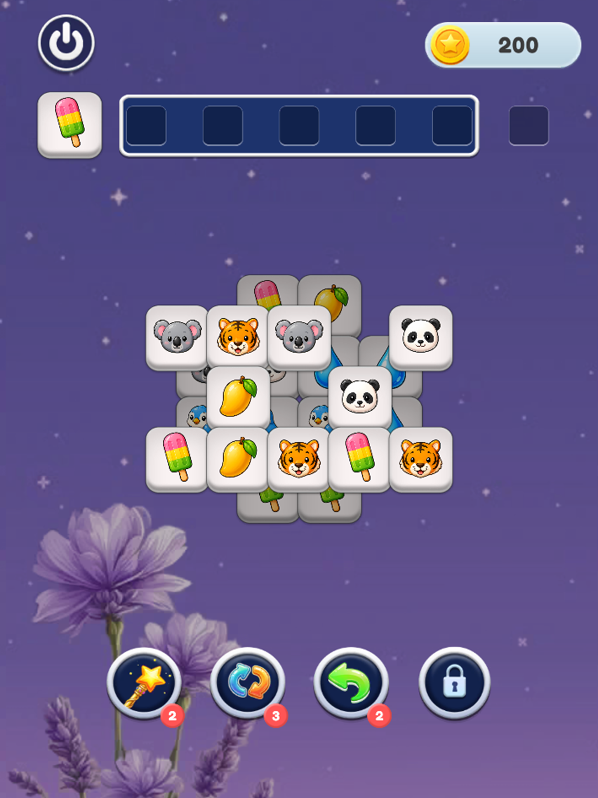 Fruit Tiles Match Puzzle