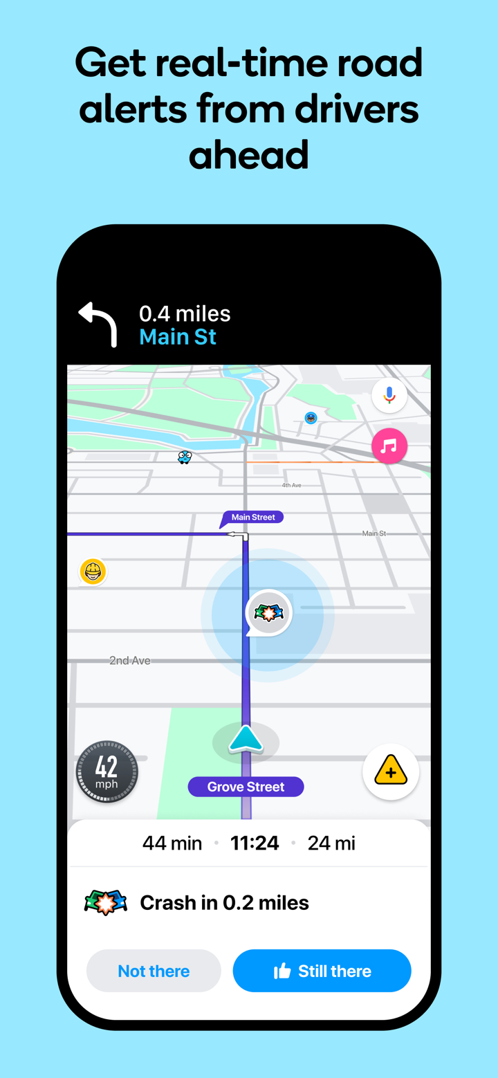 Waze Navigation & Live Traffic screenshot 2