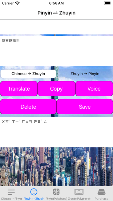 Pinyin Bopomofo Converter Screenshot