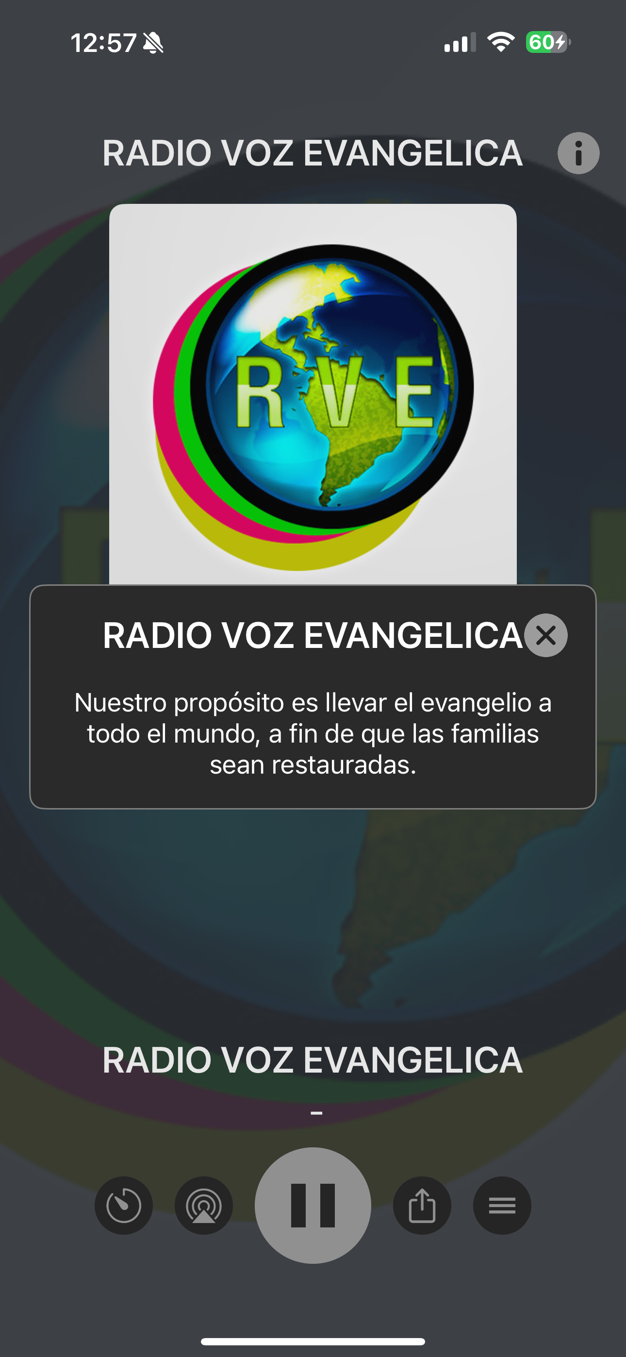 Radio Voz Evangélica screenshot 2