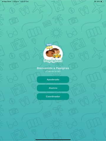 Papigiras iPad screenshot