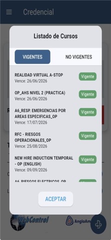 Webcontrol Anglo American Screenshot 8 of 8
