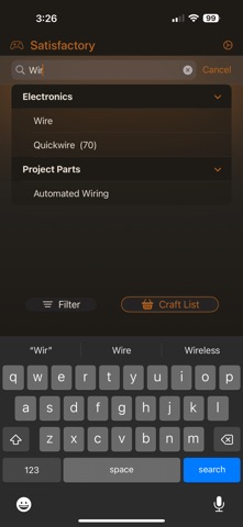 Crafting Companion screenshot
