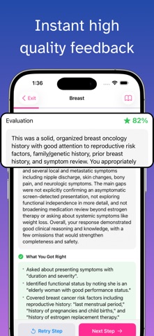Rad Onc Oral Board Sim Screenshot 4 of 6