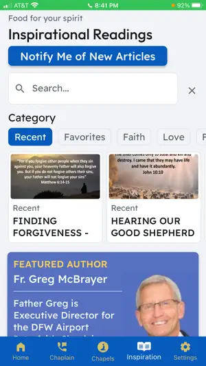 DFW Chaplains screenshot 2