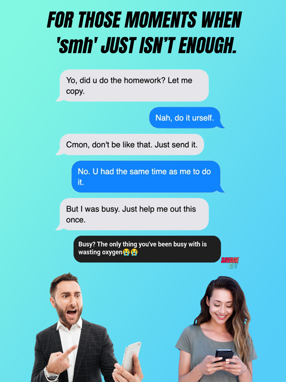 SavageGPT: AI roast assistant iPad screenshot 4 - Lifestyle app