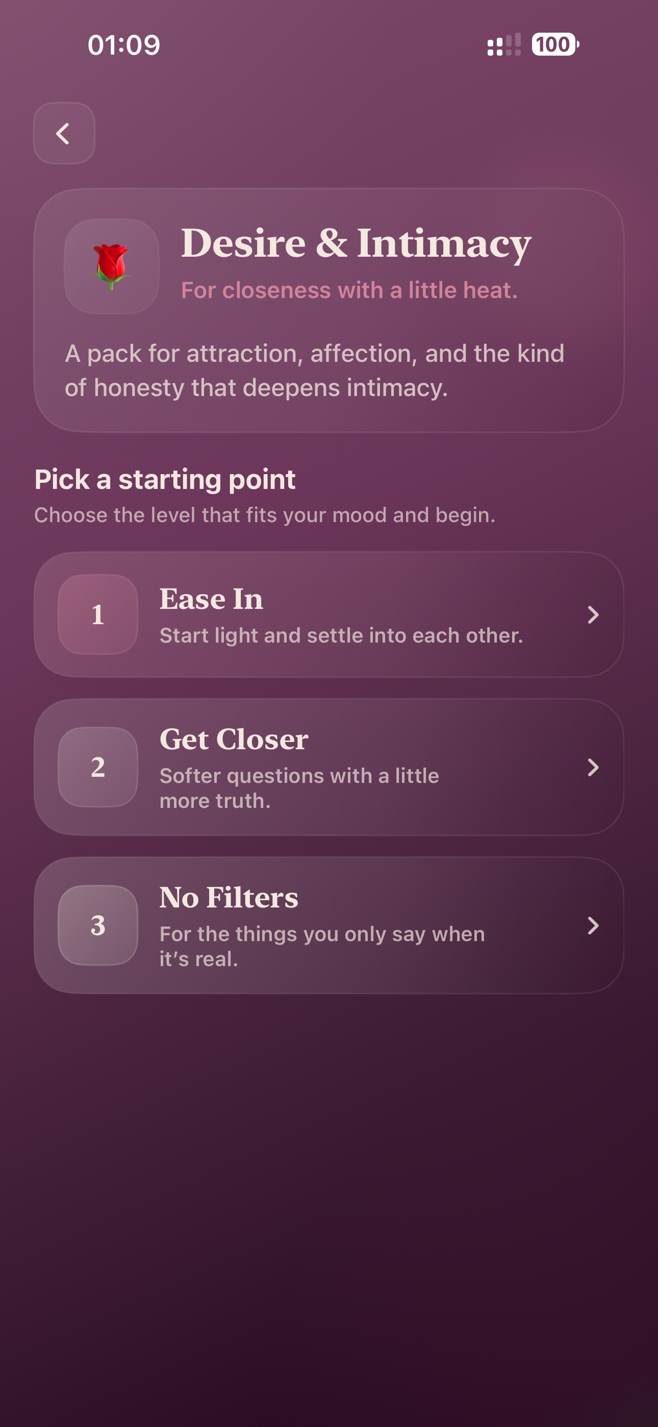 Between Us: Couples Questions screenshot 2