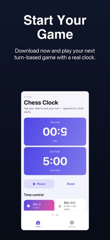 Chess Game Clock Timer screenshot 5