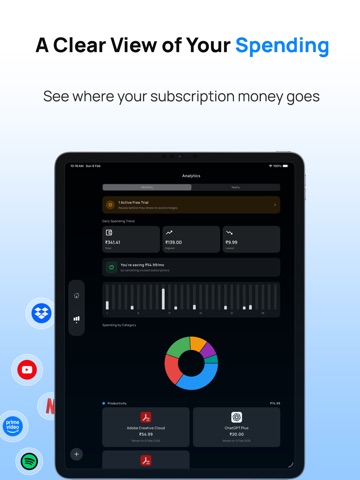 Subscription Manager: SubKit iPad screenshot