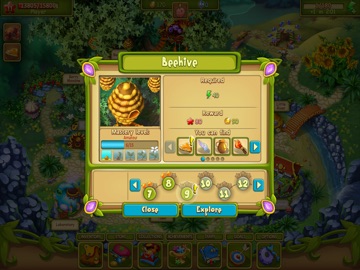 Clover meadow: match 3 game iPad screenshot