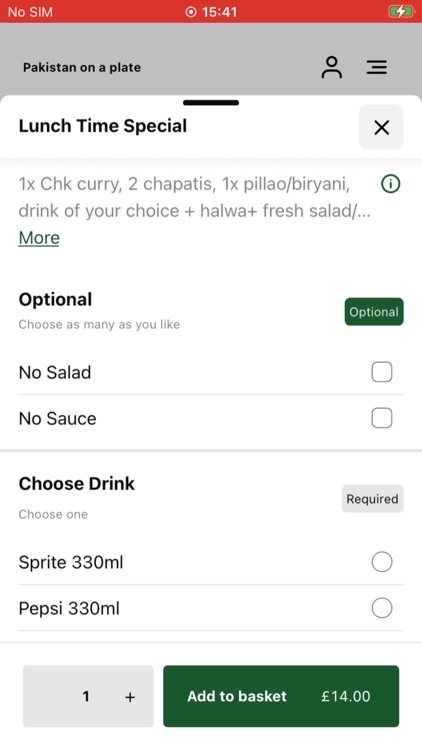 Pakistan on a plate screenshot-3