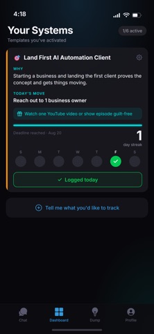 neurOS - ADHD Coach iPhone screenshot
