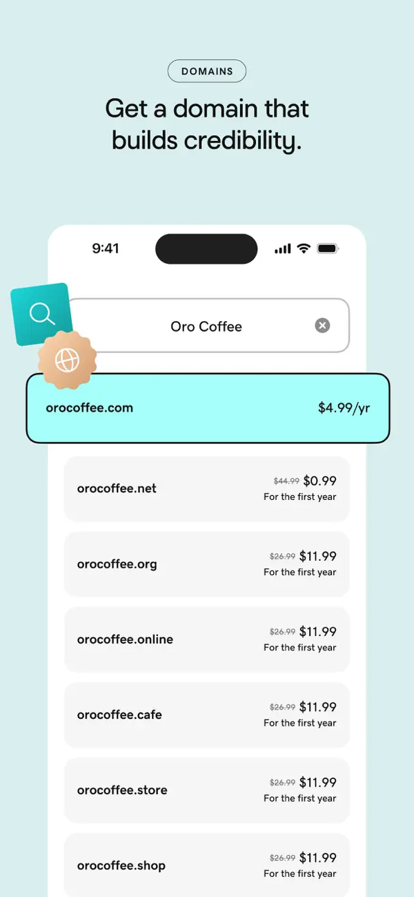 Screenshot #1 pour GoDaddy : Sites & Marketing