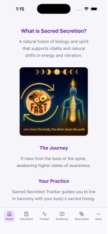 Sacred Secretion Tracker screenshot 1