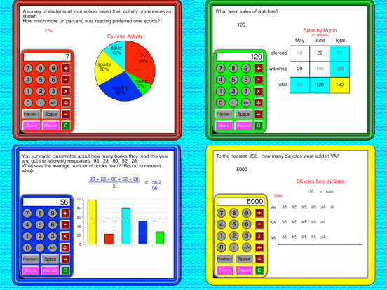 Math Galaxy Word Problems Fun iPad screenshot