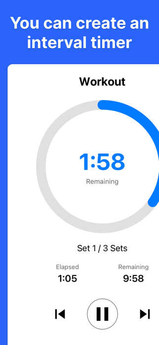 IntervalTimer - Workout Timer Screenshot 2 of 8