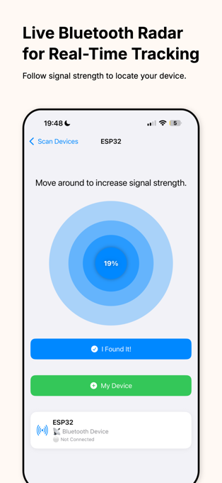 Signal Strength Screenshot