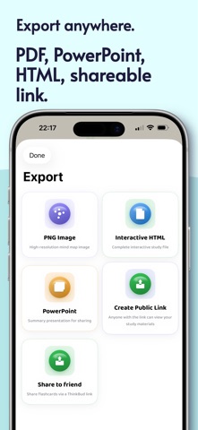 ThinkBud: AI PDF to Flashcards iPhone screenshot