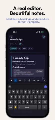 Weavly - Keyboard Dictation screenshot 7