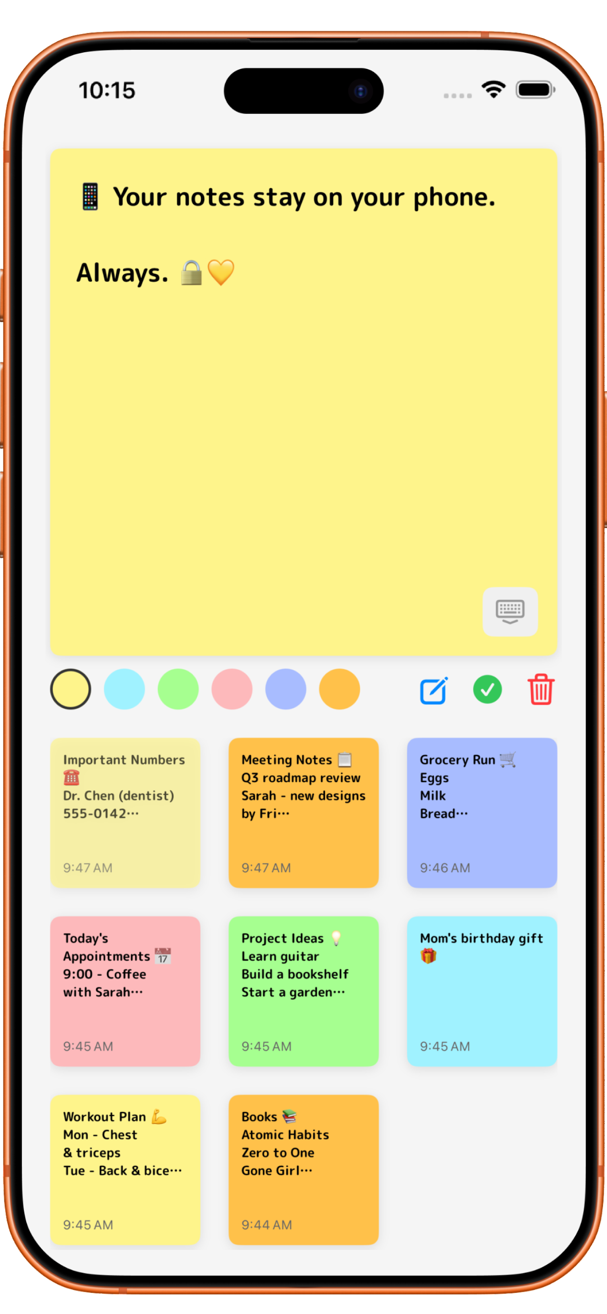 Notesy — Quick & Private Notes screenshot 6