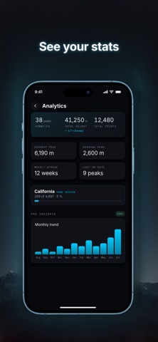 Conquer: Peak Bagging & Hiking iPhone screenshot