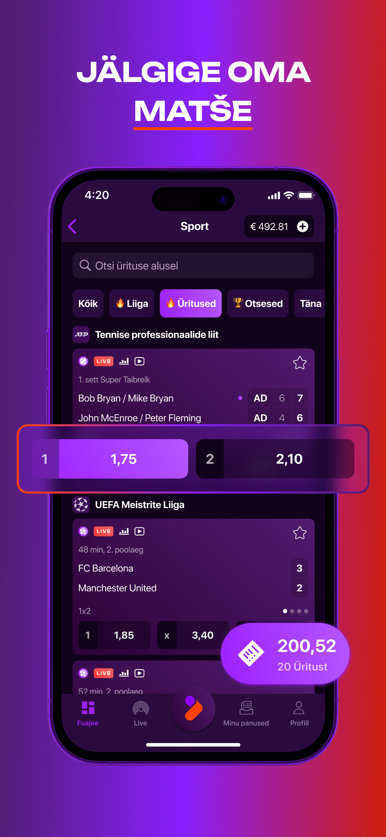 Tonybet: Sports betting,Casino
