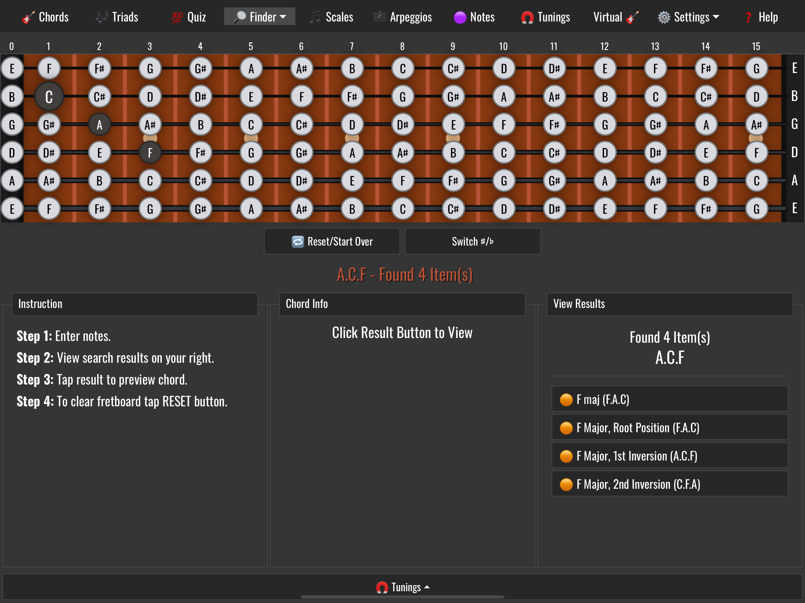All Guitar Chords
