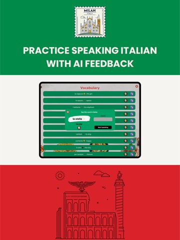 Learn Italian - Roma Tales iPad screenshot