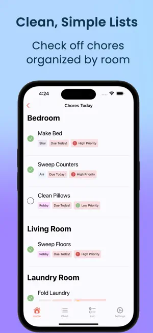 Chore Chart: House Cleaning screenshot 2
