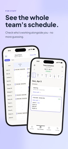 Availy: Staff Scheduling screenshot