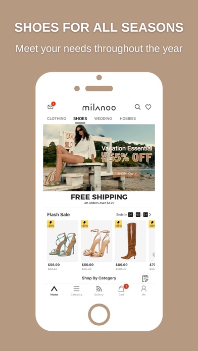 Milanoo Fashion Shopping Screenshot