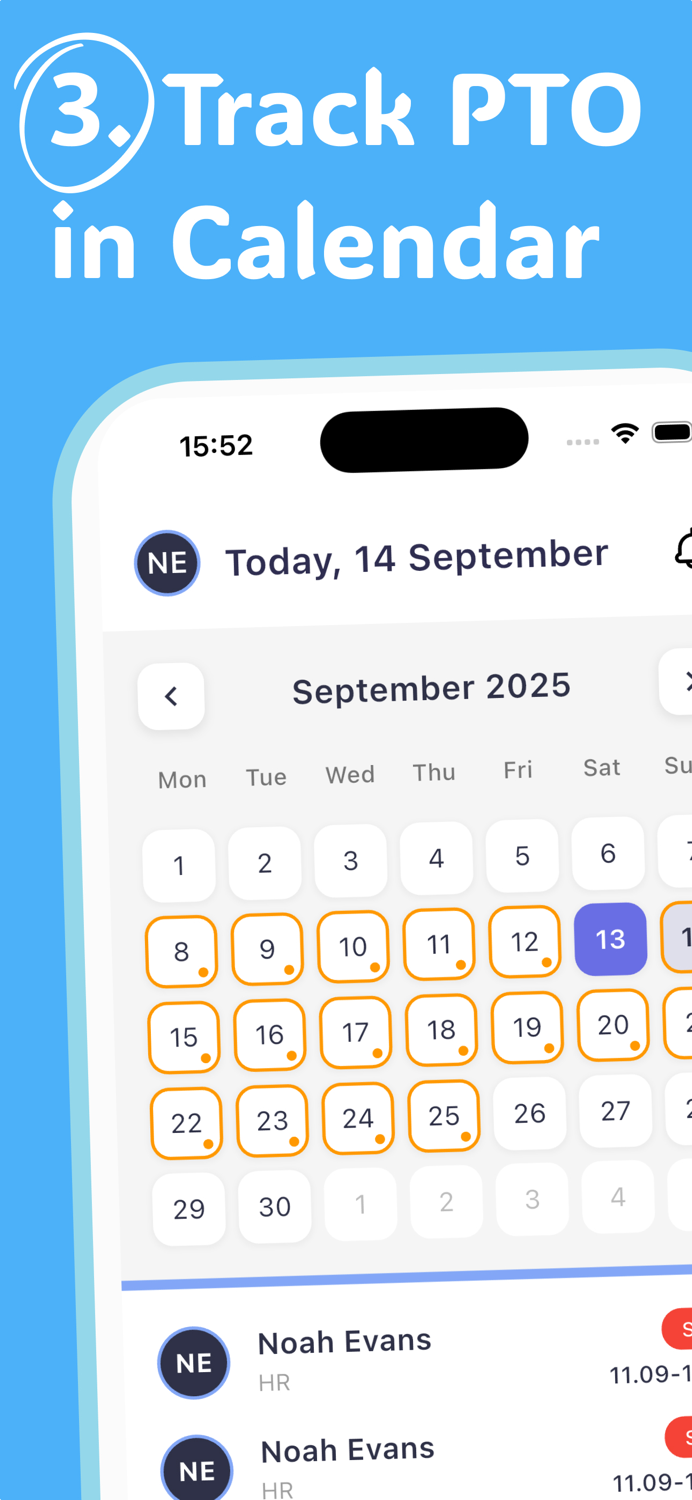 Manage Day Off  and PTO TimeOff