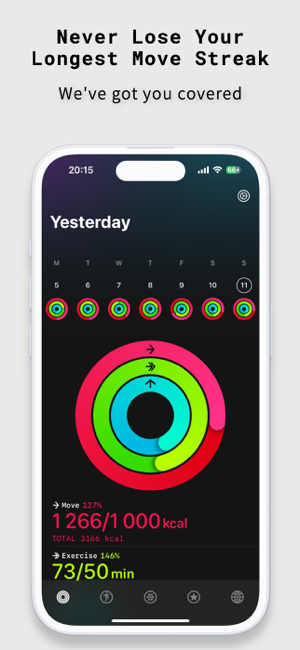 ‎Track Fitness & Activity Screenshot