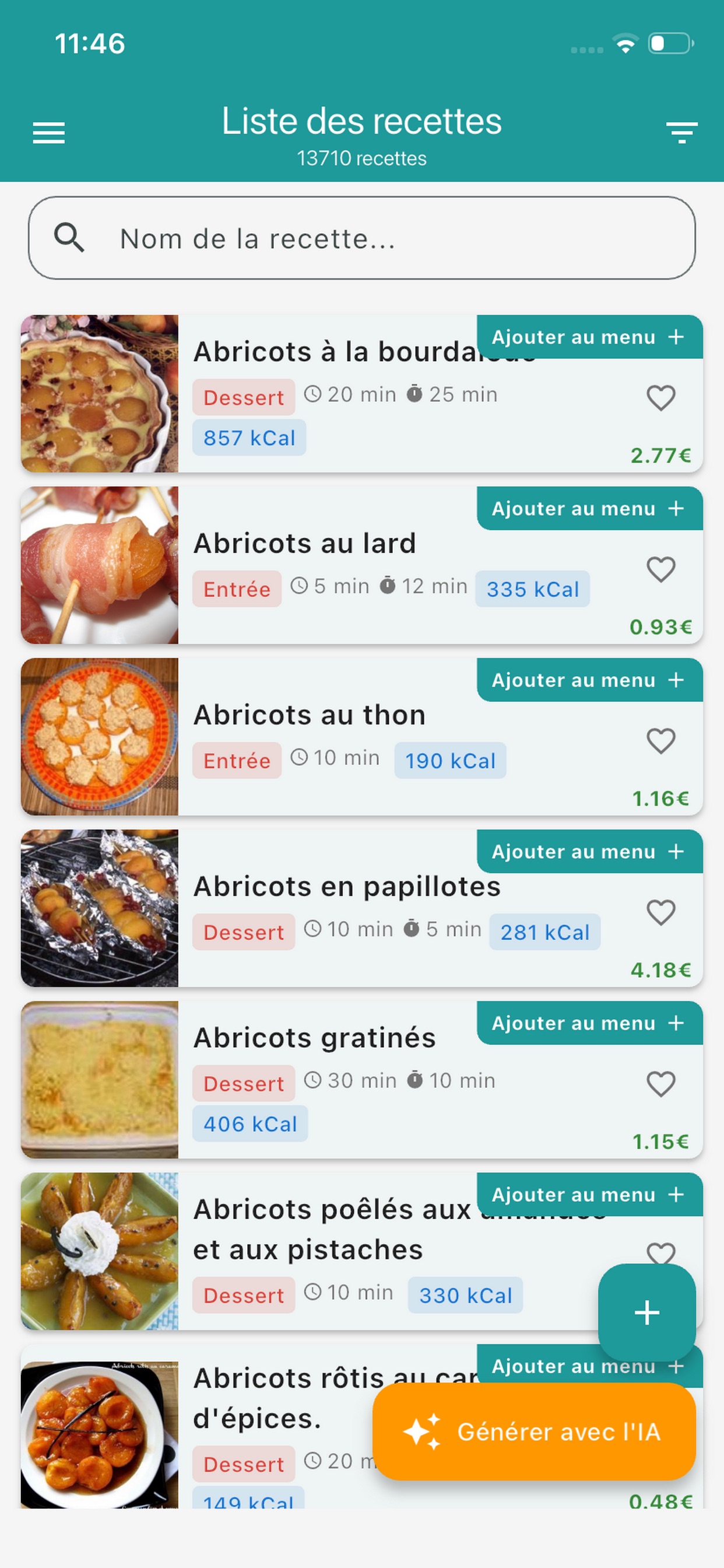 Screenshot 3 of Cooking Familly Menu Semaine