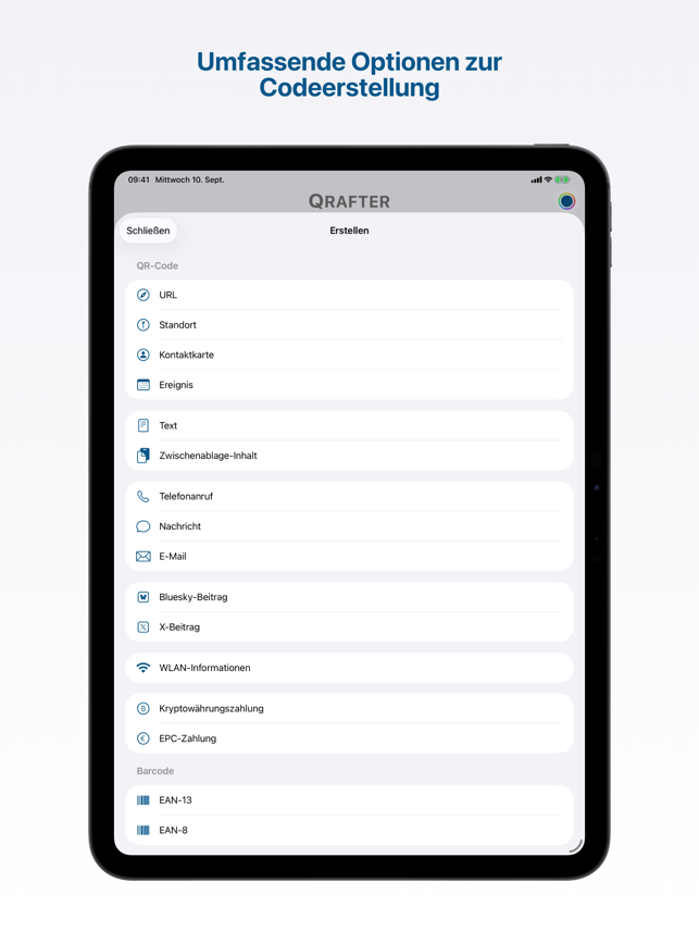 Qrafter: QR Code Scanner Screenshot
