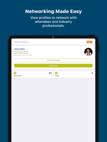 NCURA iPad screenshot
