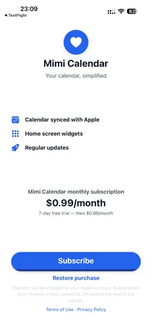 Mimi Calendar screenshot 3