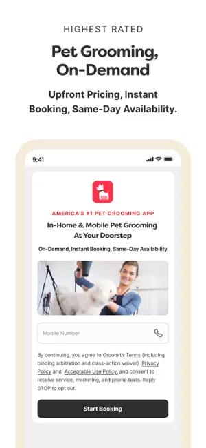 Groomit On-Demand Grooming screenshot 3