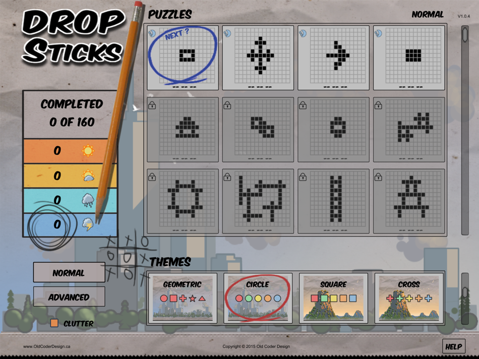 #1. Drop Sticks (iOS) 由: Old Coder Design