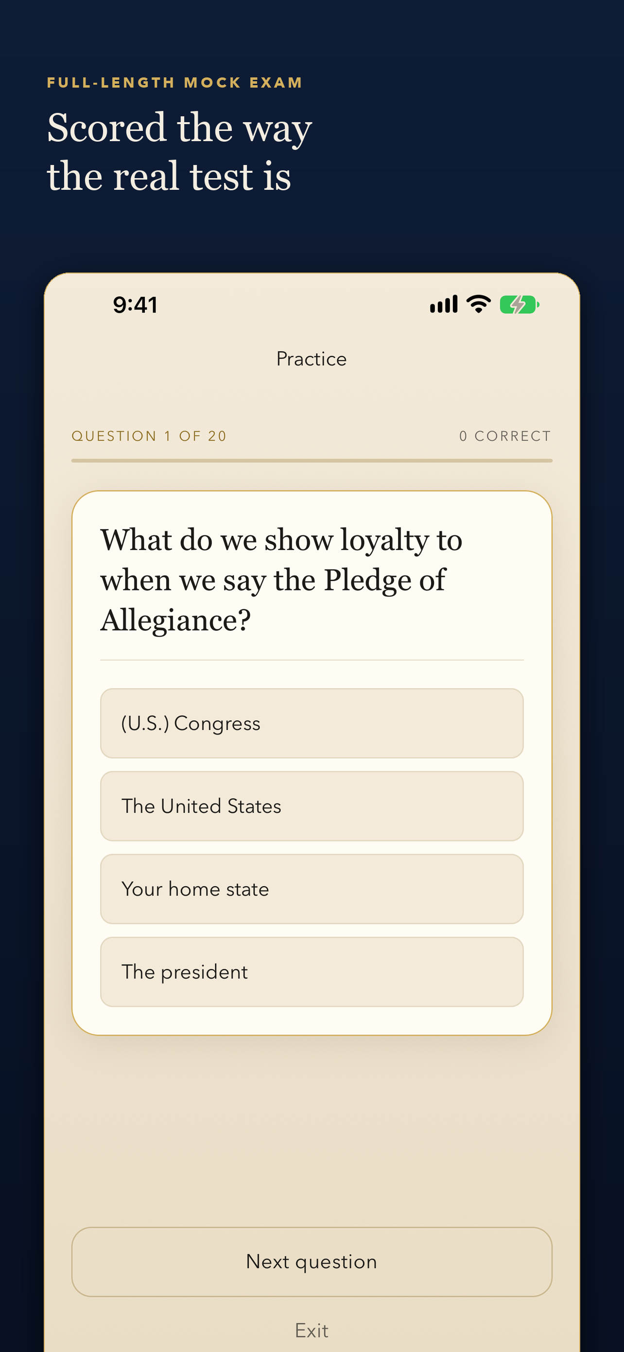 US Citizenship Exam 2026 screenshot 3