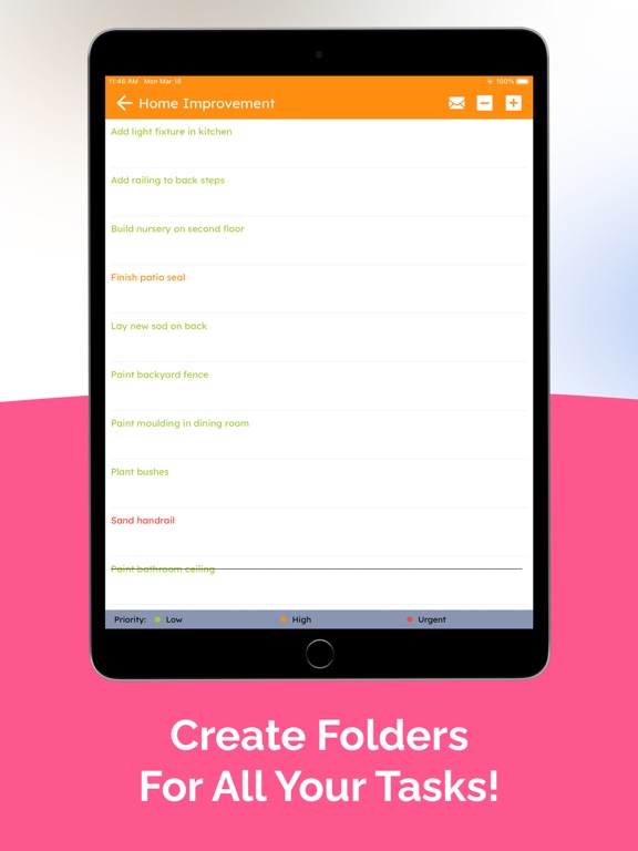 Wonderful Daily Planner iPad screenshot 4 - Productivity app