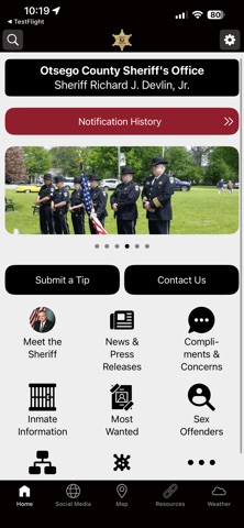 Otsego NY Sheriff's Office Screenshot 1 of 3