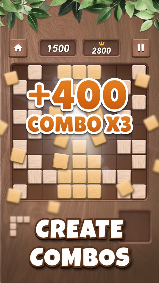#3. Wooden Block Puzzle Cube Block (iOS) By: DigitAlchemy LLC