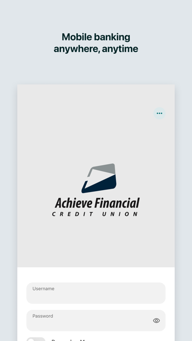 Achieve FCU Screenshot