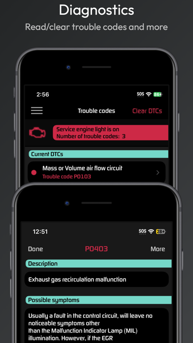 OBD Connect App screenshot