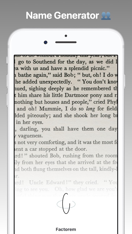 Factorem name & fact generator